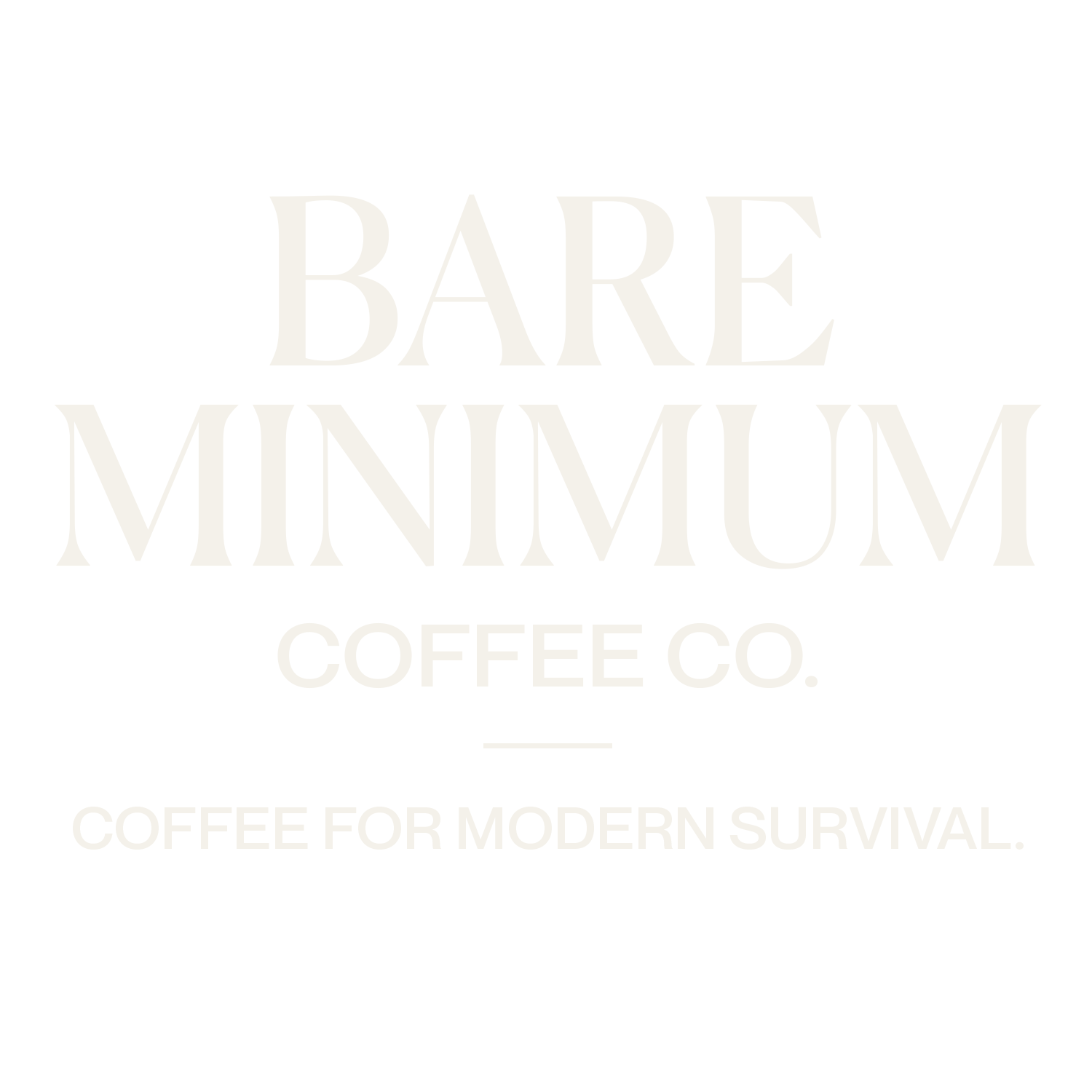 Bare Minimum Coffee Co.